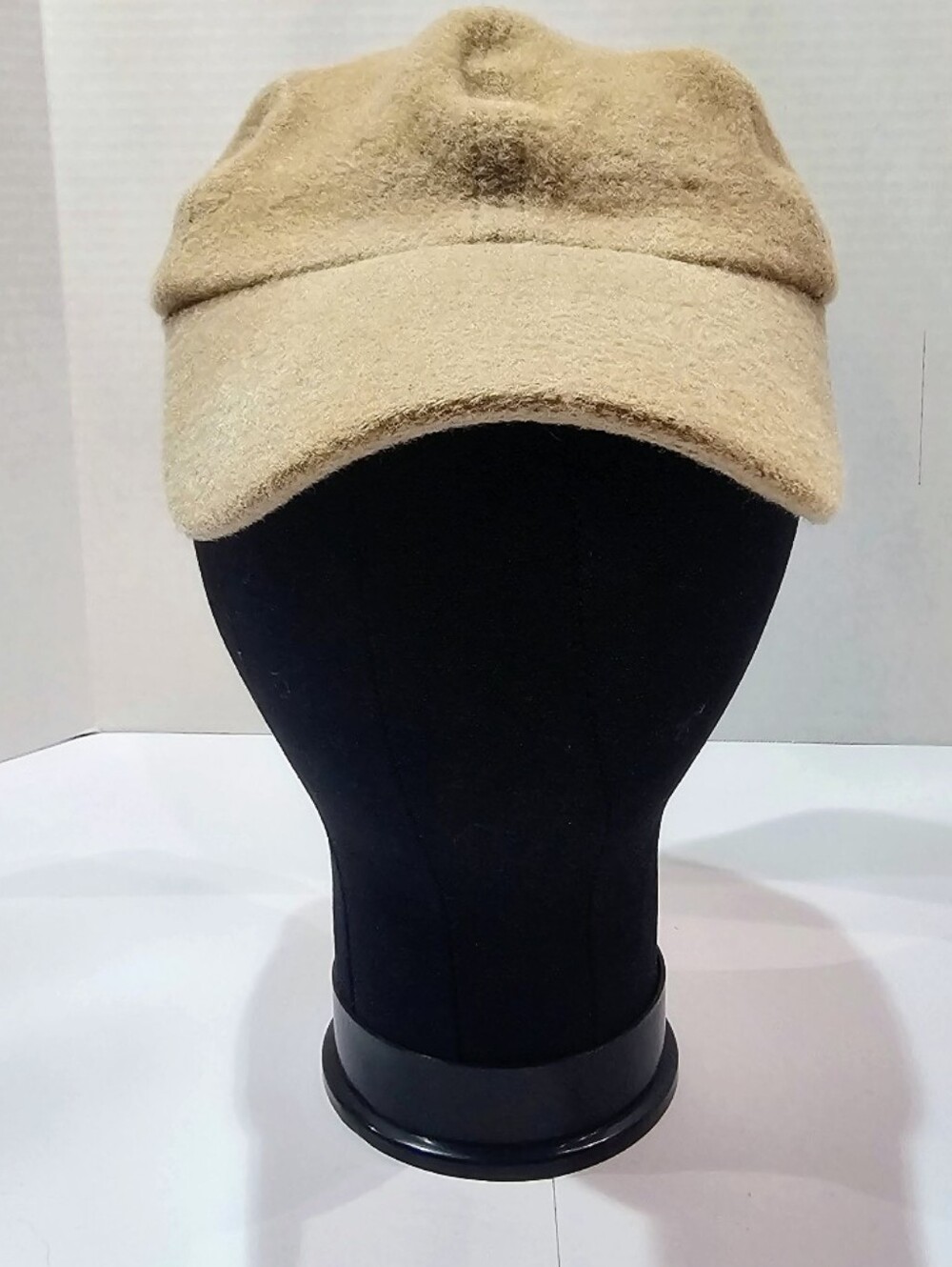 Vintage Orvis Sml/Med 100% Cashmere Baseball Cap Luxury Tan Camel Brown Dad Hat